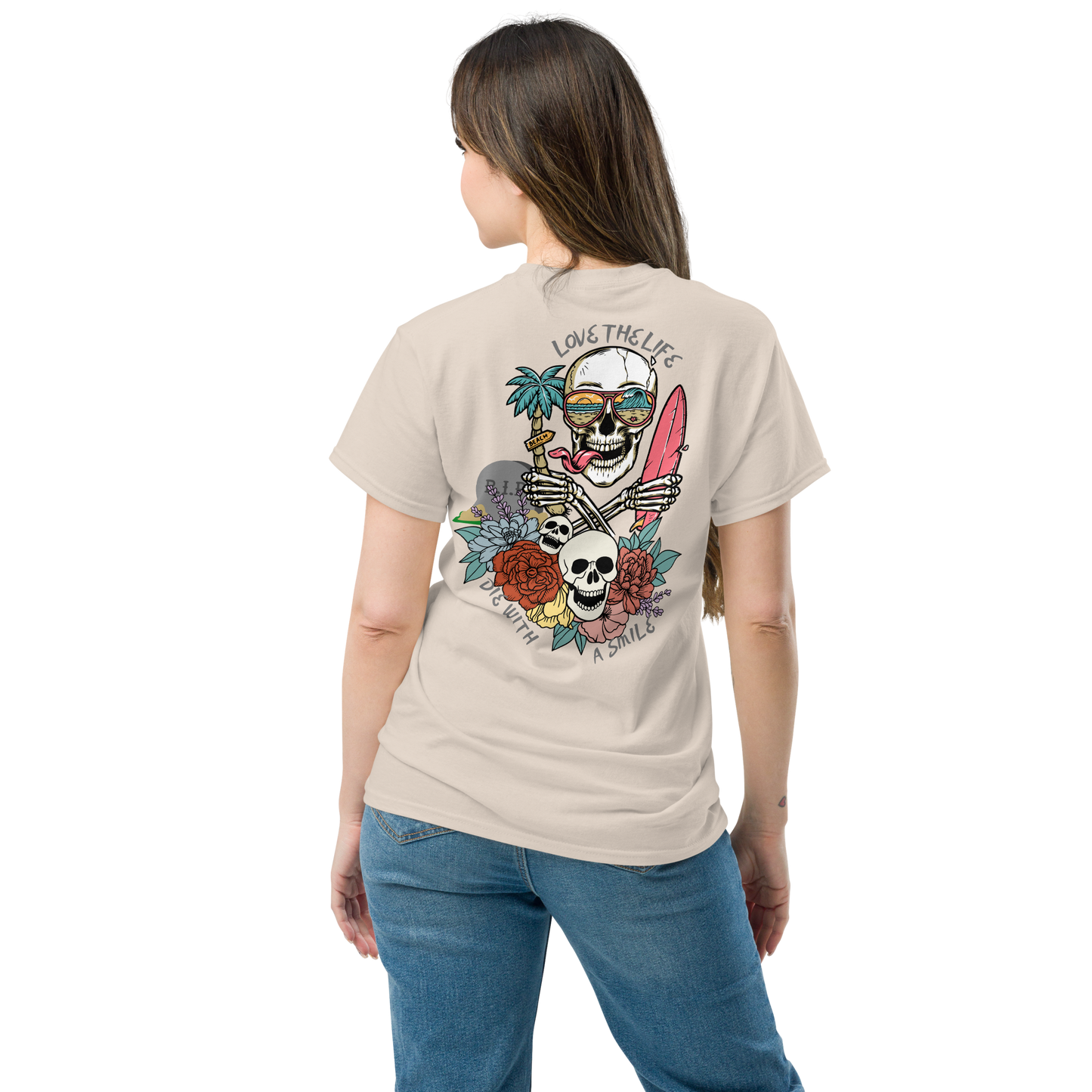 Die With A Smile Cat Lover Tee
