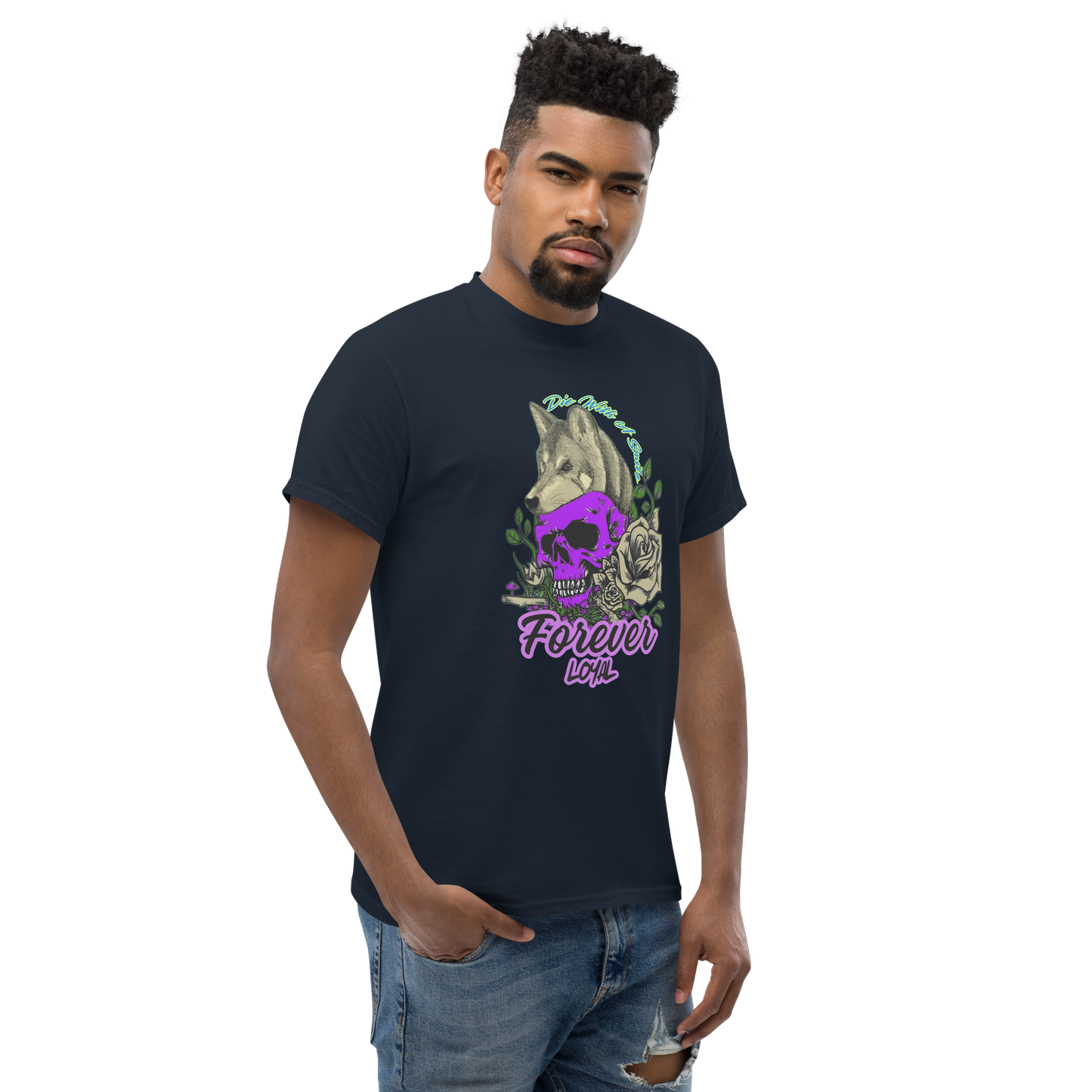 Die With A Smile Dog Lover Tee