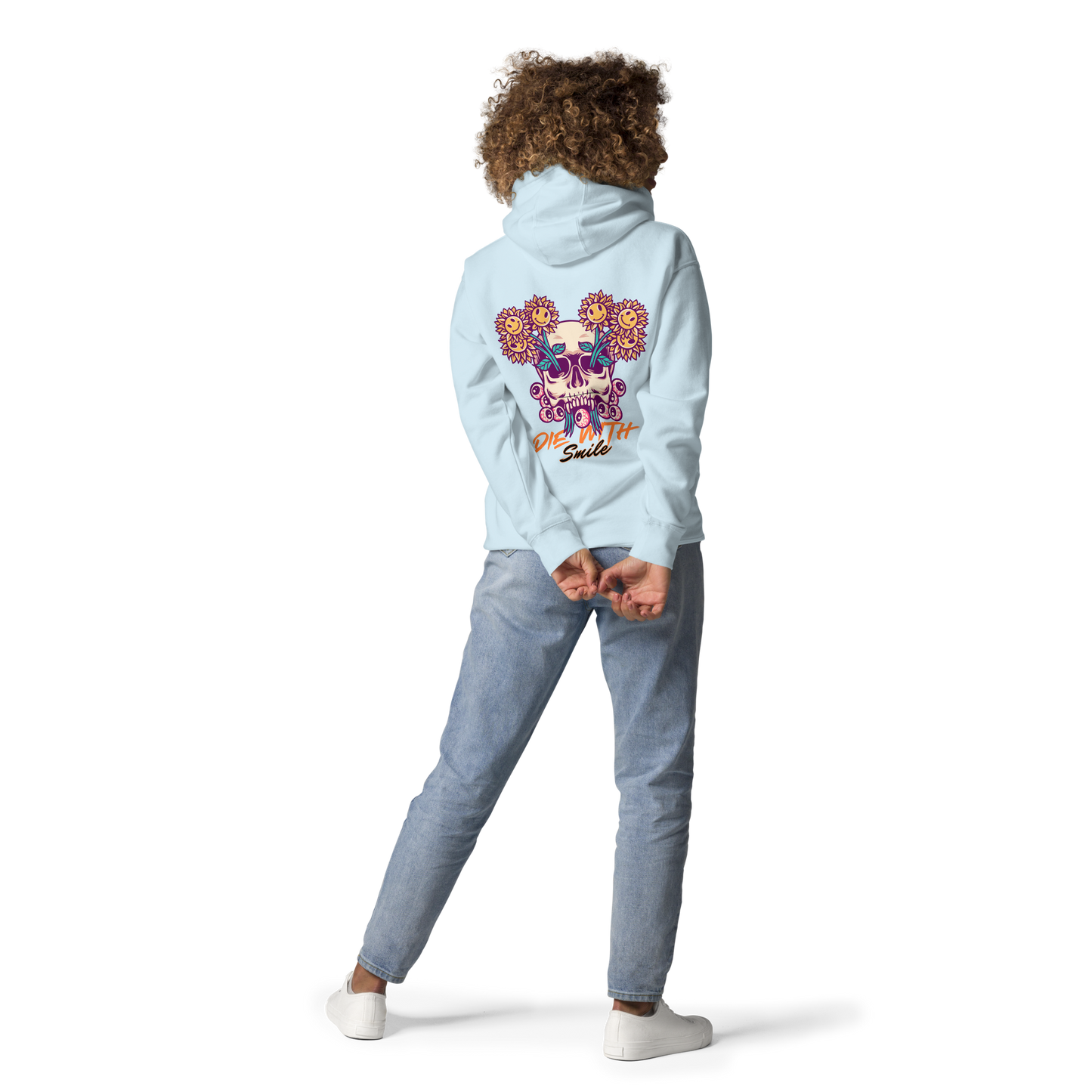 Die With A Smile Happy Hearts Hoodie