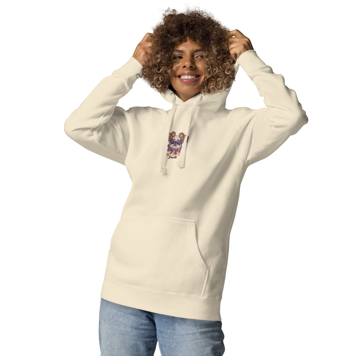 Die With A Smile Happy Hearts Hoodie