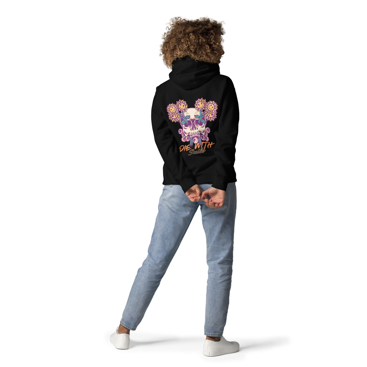 Die With A Smile Happy Hearts Hoodie