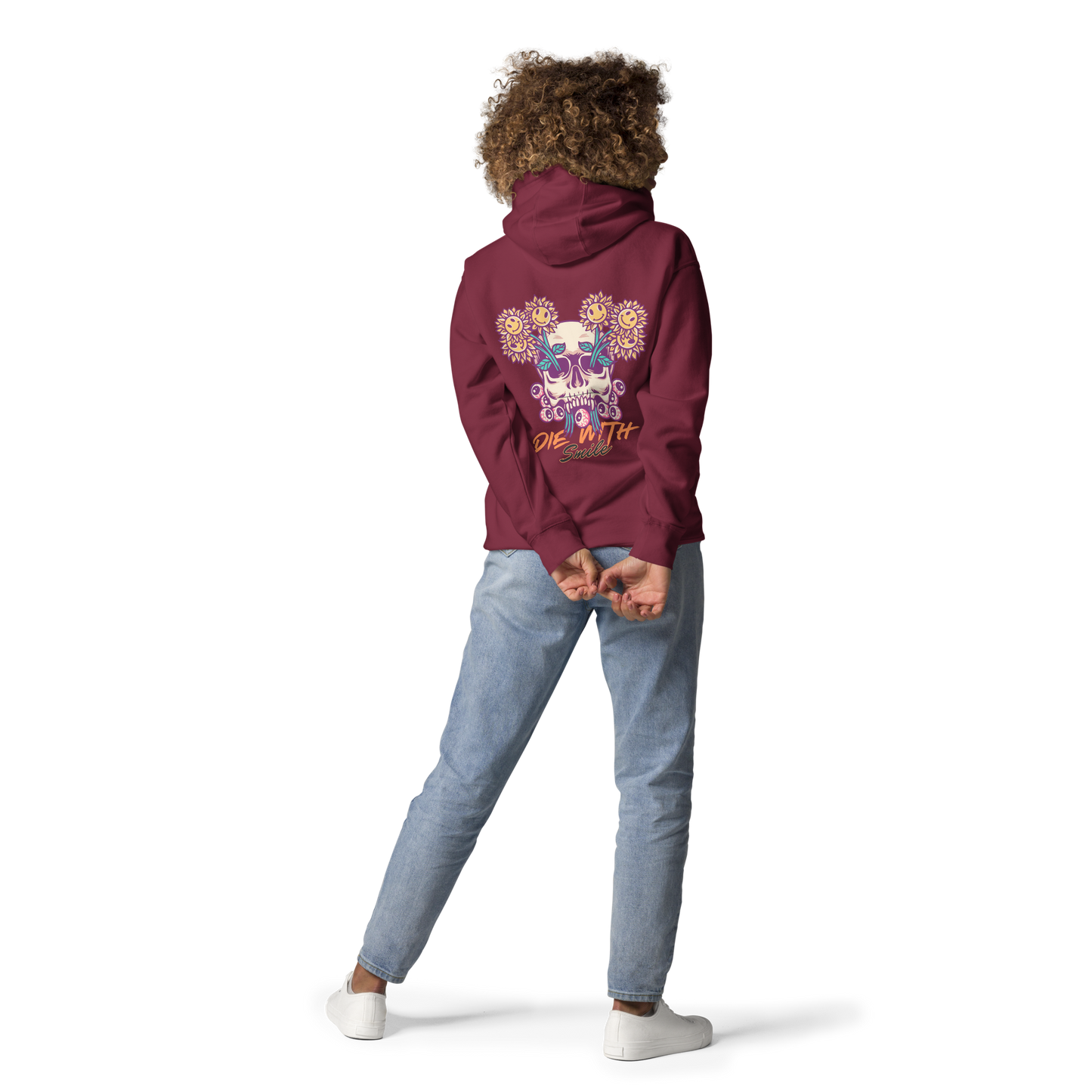 Die With A Smile Happy Hearts Hoodie
