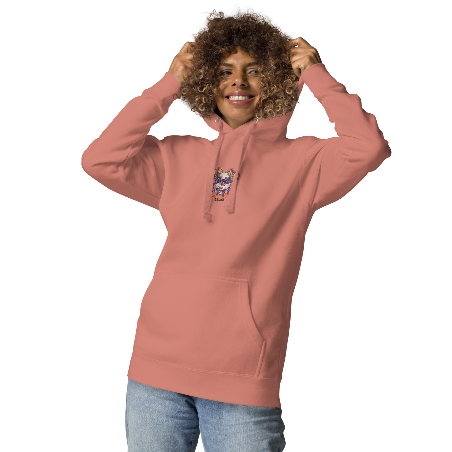 Die With A Smile Happy Hearts Hoodie