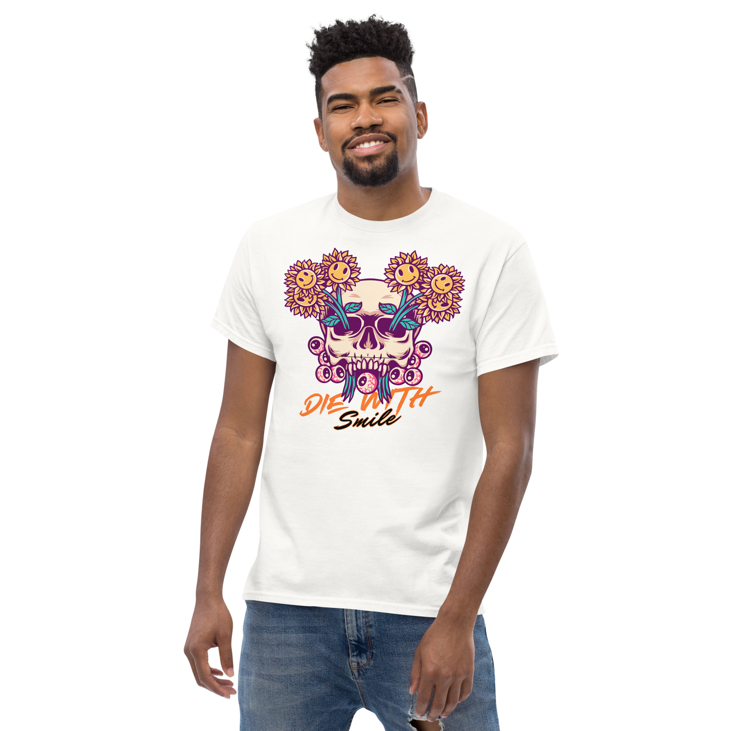 Die With A Smile Happy Hearts Tee