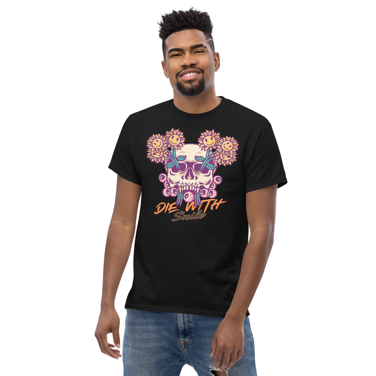 Die With A Smile Happy Hearts Tee
