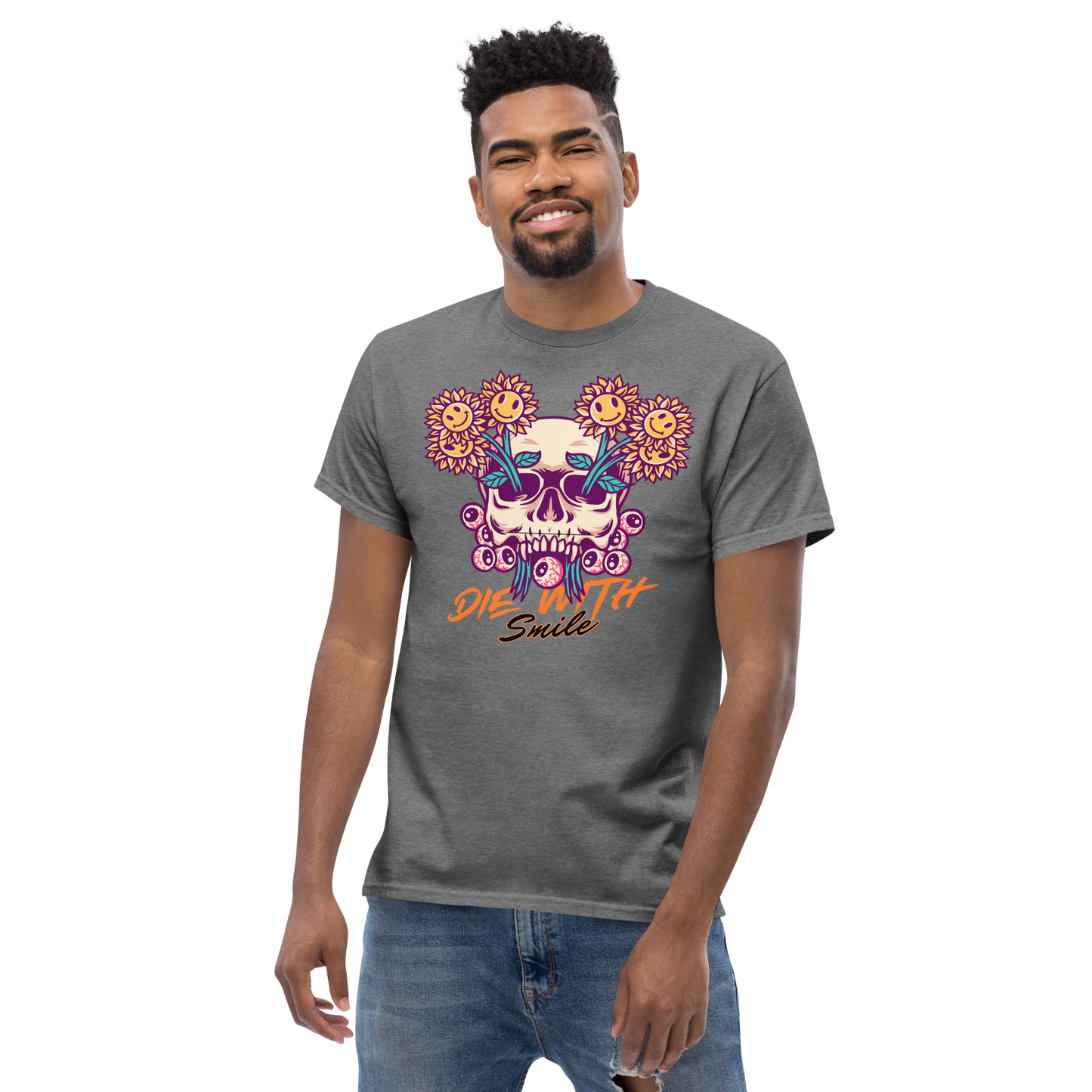 Die With A Smile Happy Hearts Tee