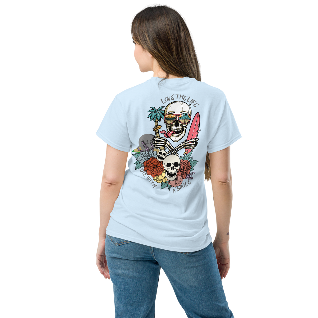 Die With A Smile Cat Lover Tee