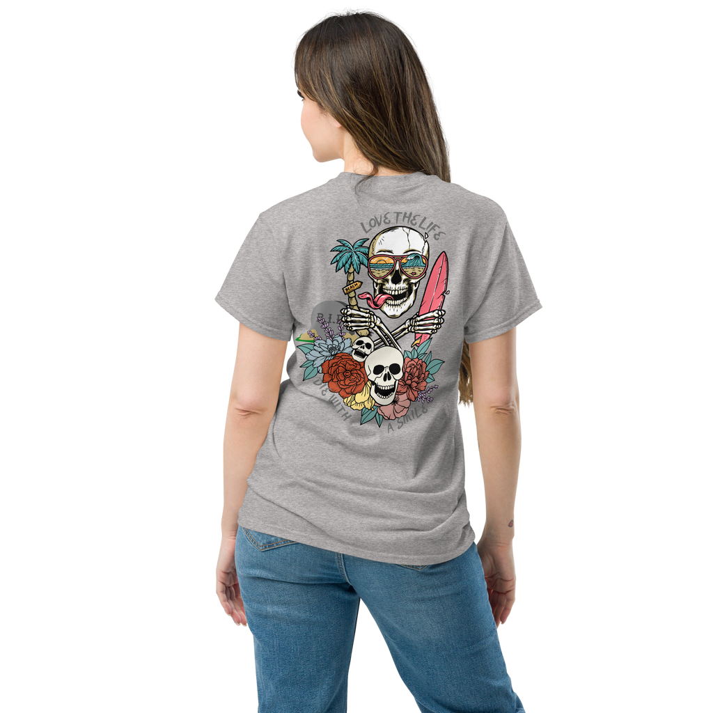 Die With A Smile Cat Lover Tee