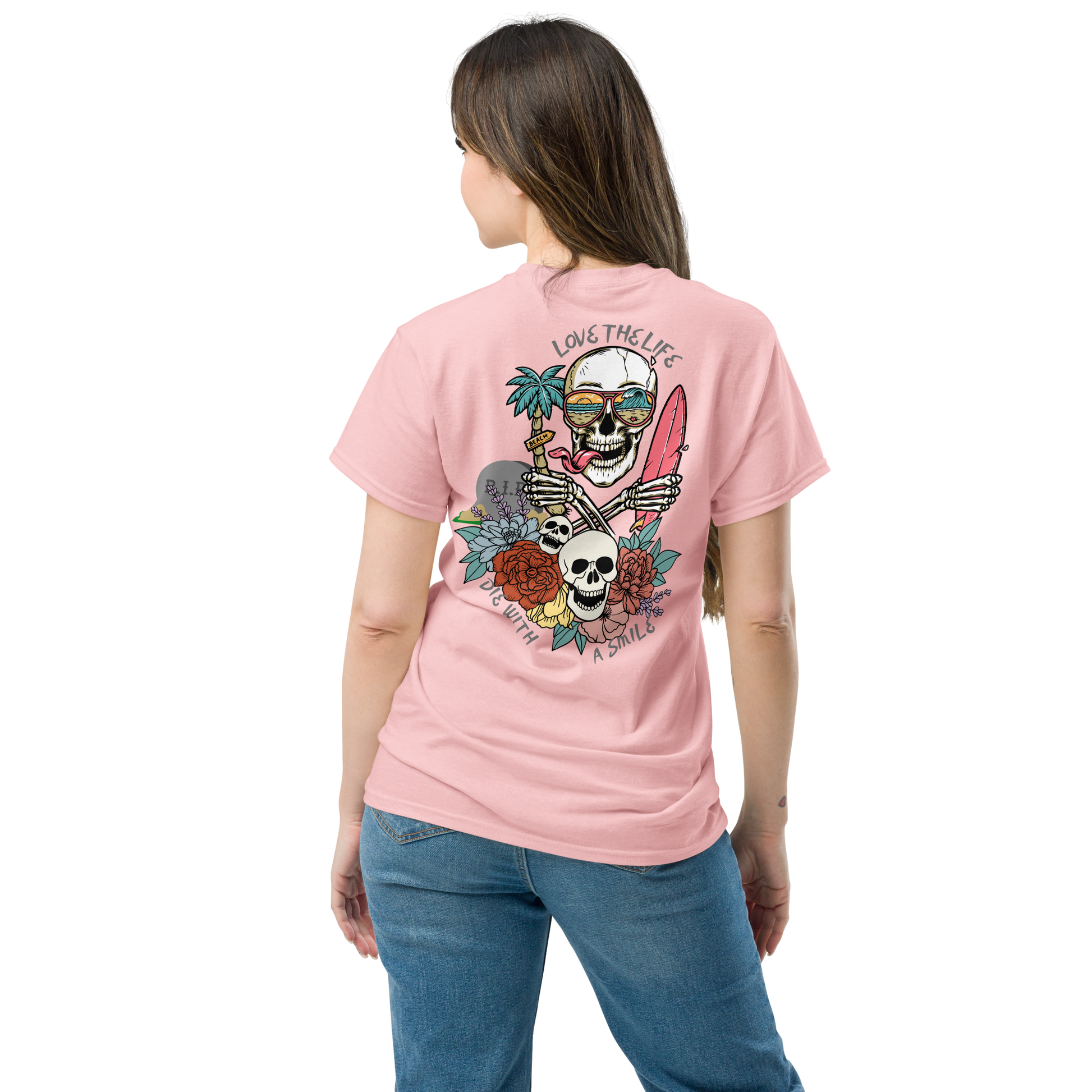 Die With A Smile Cat Lover Tee